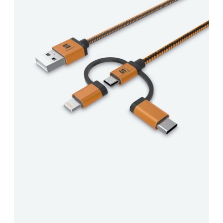 Cable 3 en 1 para Carga y Datos SEAT 000051444AN
