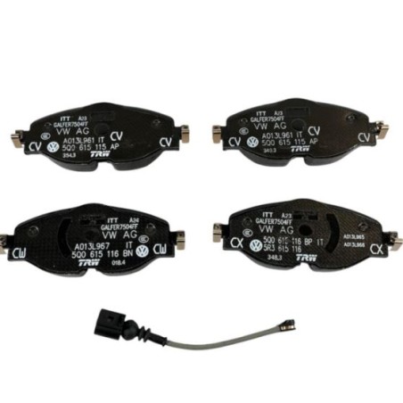 Juego de Pastillas de Freno Delanteras – Disco Ventilado 312x25mm (5/112)