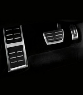 Reposapié y fundas de pedales - Audi Q7 (Cambio automático) - En acero inoxidable