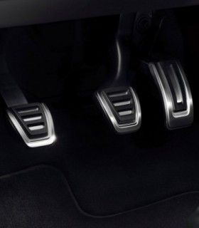 Fundas de pedales - Audi A4/A5/Q5 (Cambio manual) - En acero inoxidable