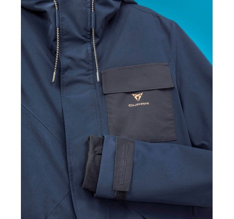 Chaqueta Funcional para Hombre Original CUPRA Negro Pitch Chaqueta Funcional para Hombre Original CUPRA Negro Pitch
