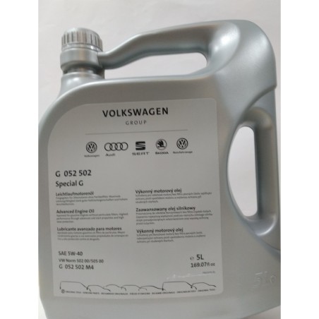 ACEITE MOTOR ALTO RENDIMIENTO SAE GARRAFA 5 L (SAE 5W-40 )